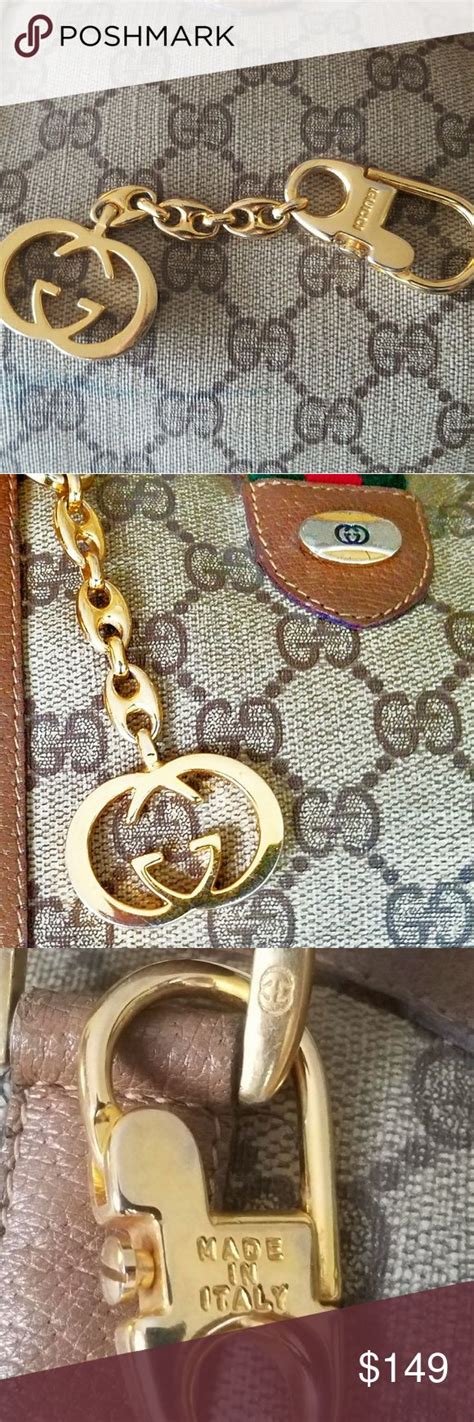 gucci womens keychain|vintage Gucci key holder.